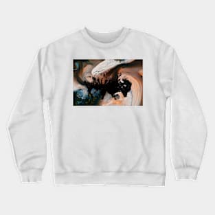 American Bison Stamp Art Painting Earth Crewneck Sweatshirt